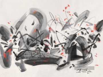  abstrakt - Ink Zusammenfassung ZDQ Chinesische Abstraktion